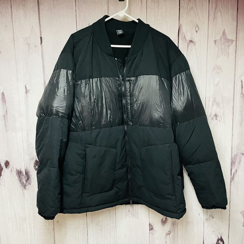 MSX by Michael Strahan Black Size XL Coat Full Zip Lined Jacket